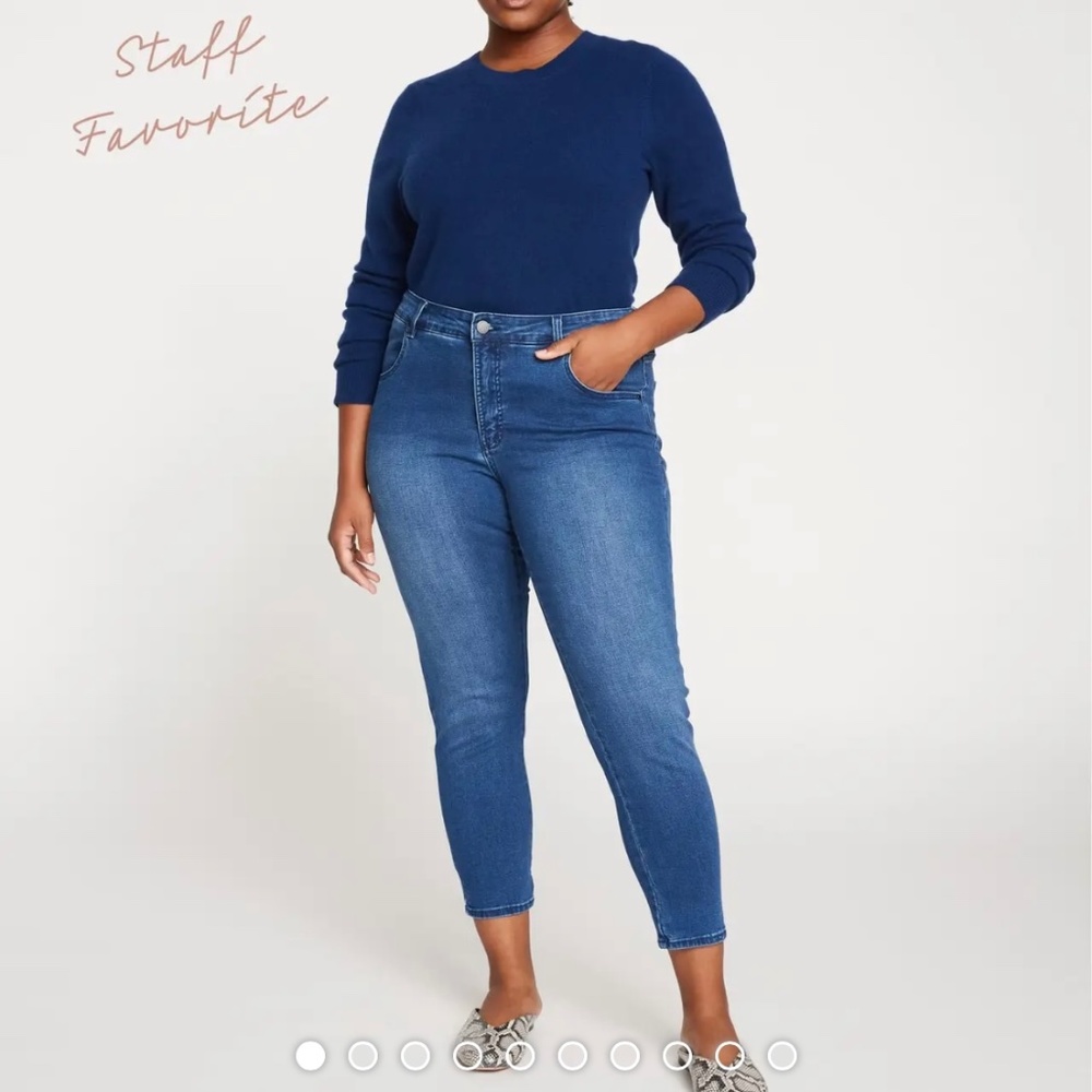 Seine Mid-Rise Skinny Jeans Size 8 - 27” in True Blue